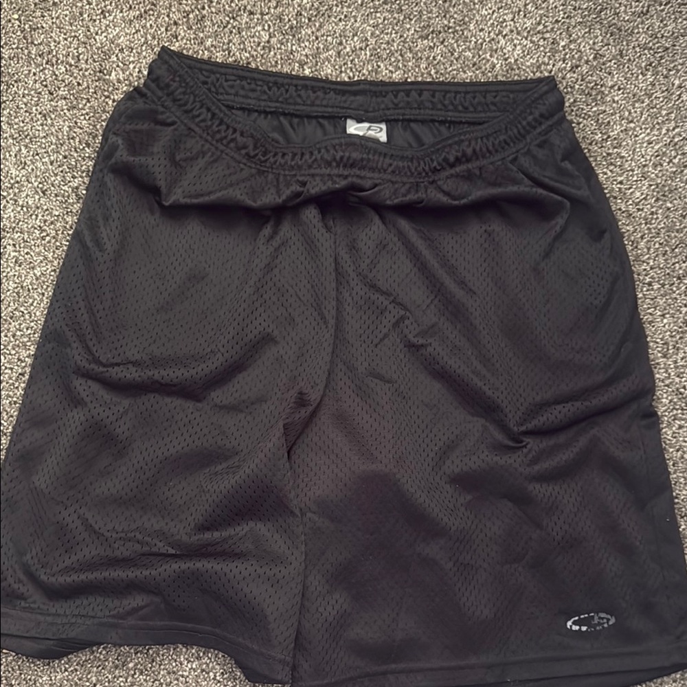 Black Athletic Men's Shorts